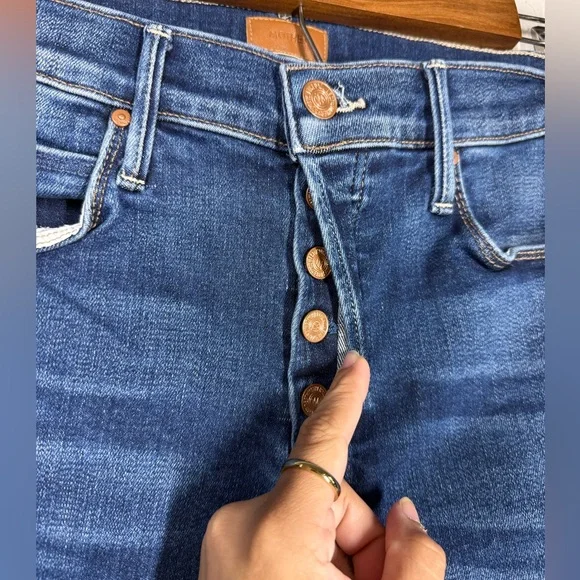 Mother The Stunner Ankle Fray Size 27 - Picture 4 of 8